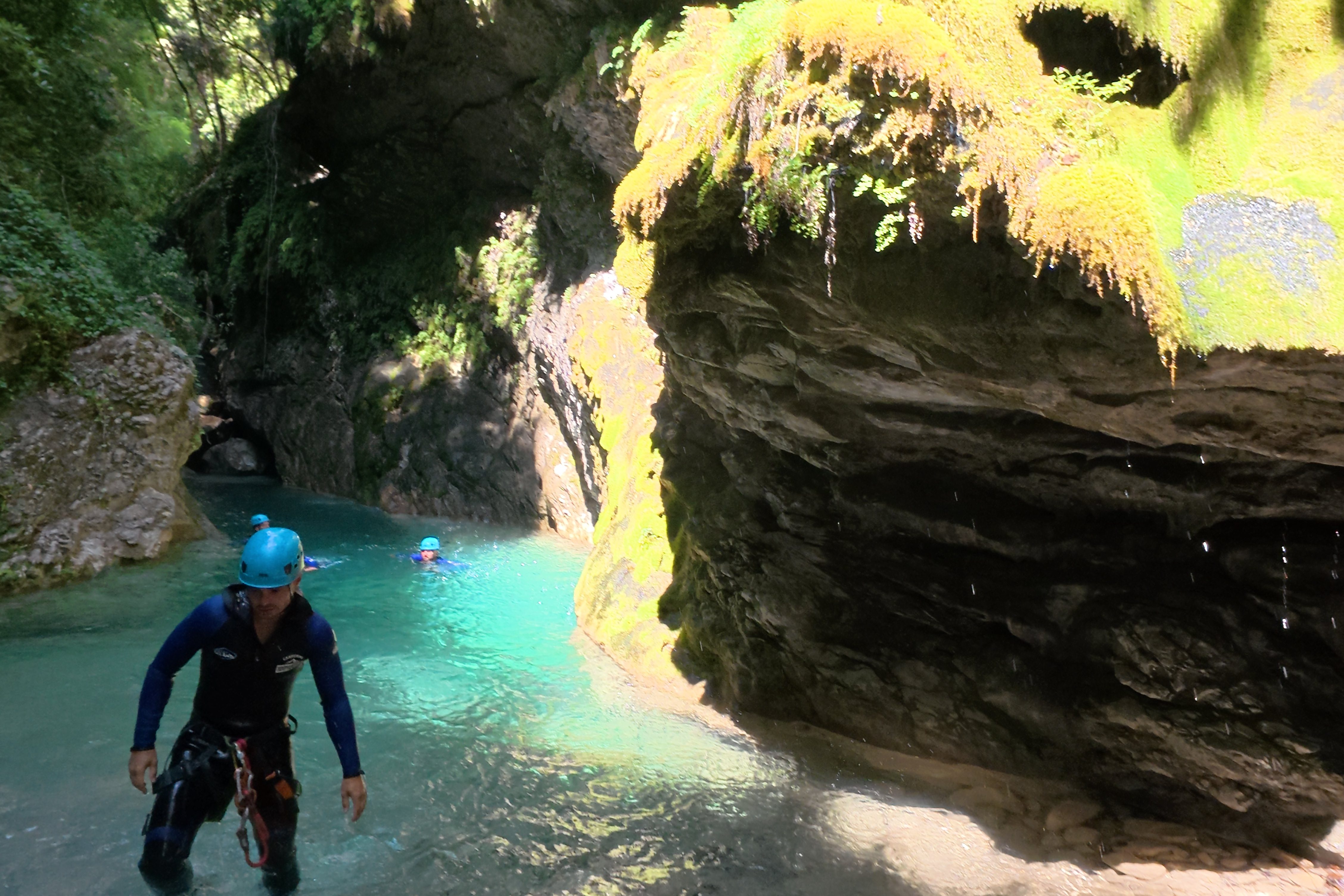 Rio barbira, canyoning italie avec 100% canyon, 2026